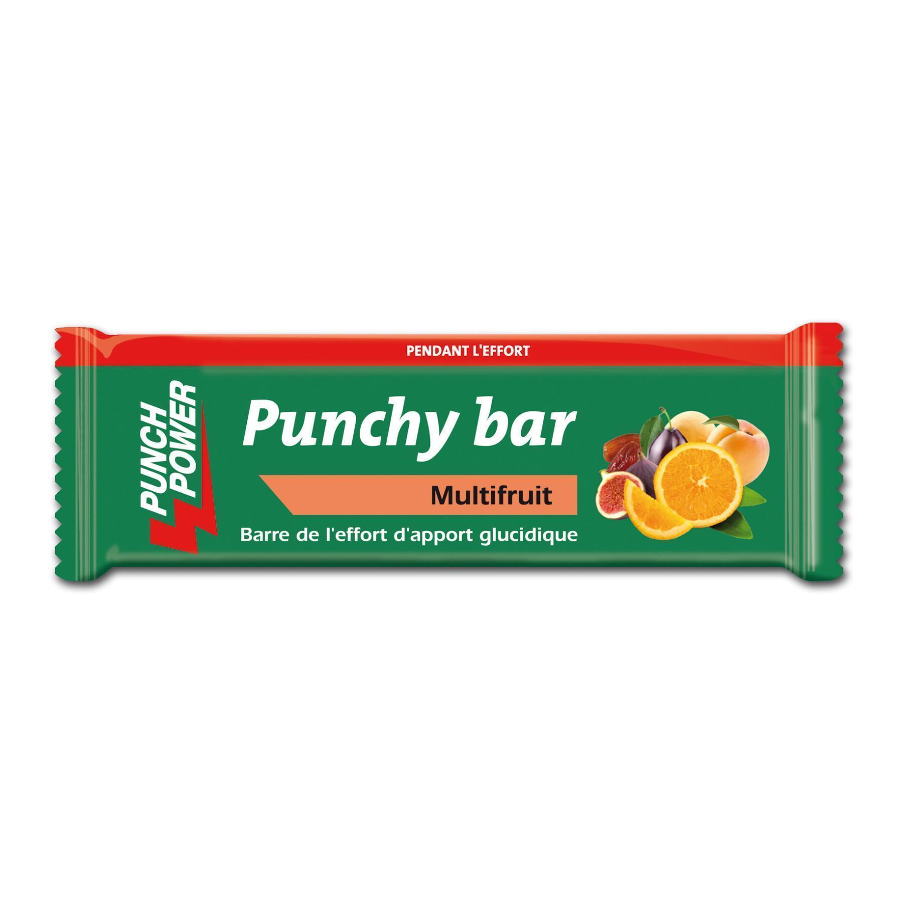 Wyświetlanie 40 pasków energetycznych Punch Power Punchybar Multifruit