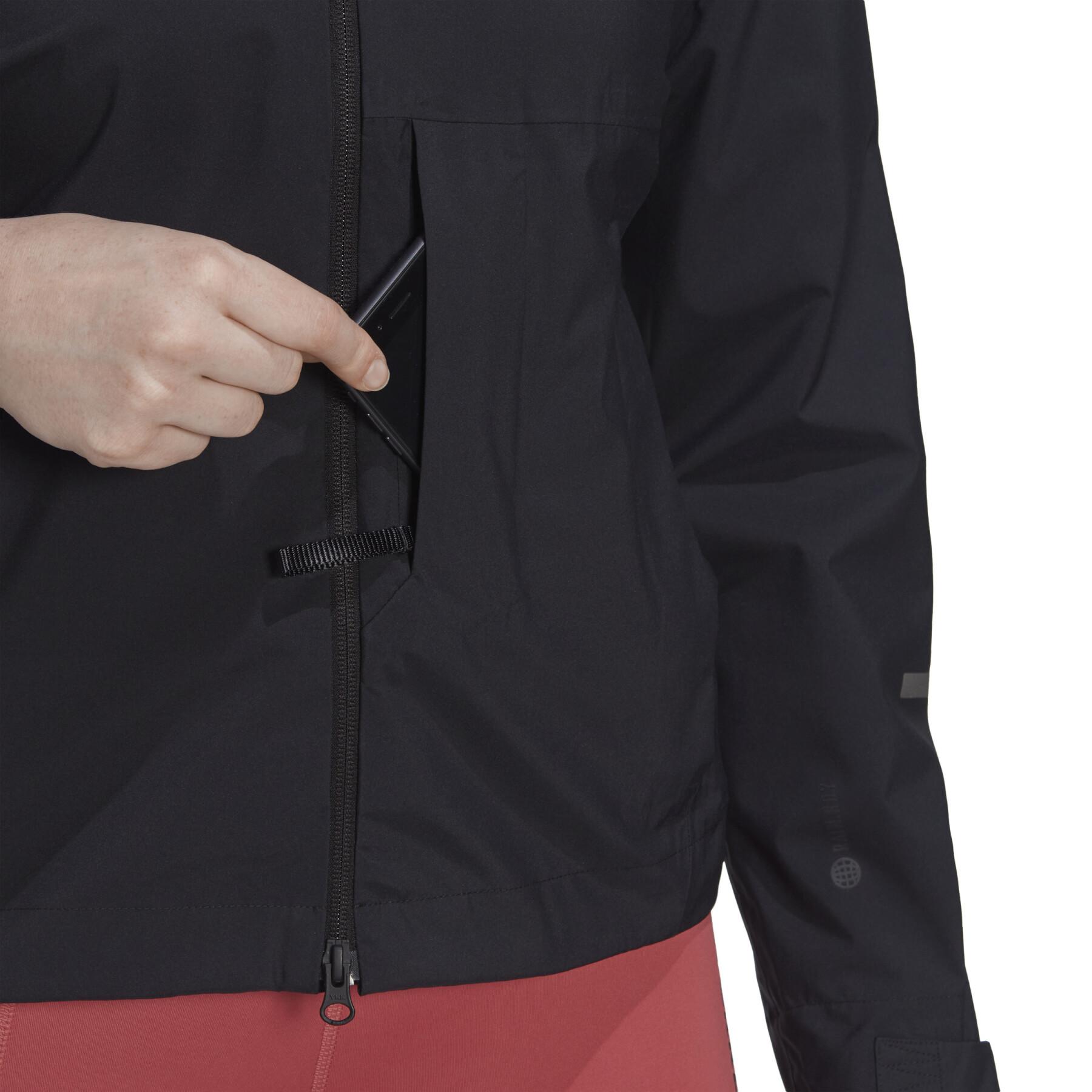 2,5-warstwowa wodoodporna kurtka dla kobiet adidas Terrex Multi Rain.Rdy