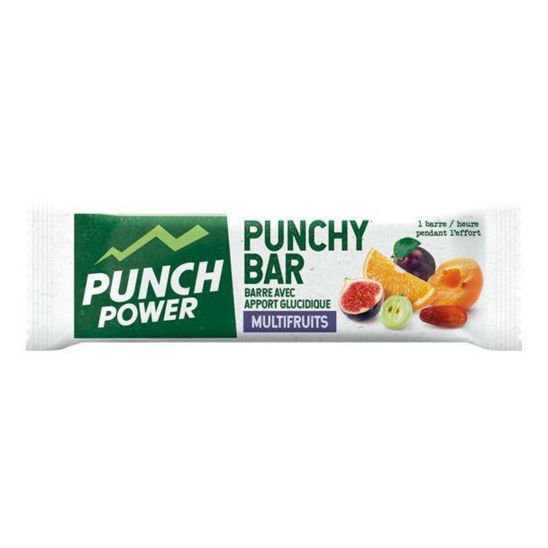 Wyświetlanie 40 pasków energetycznych Punch Power Punchybar Multifruit