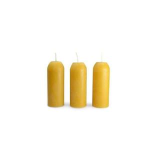 3 prawdziwe świece z wosku pszczelego do oryginalnej latarni 12/15 godzin każda Uco
